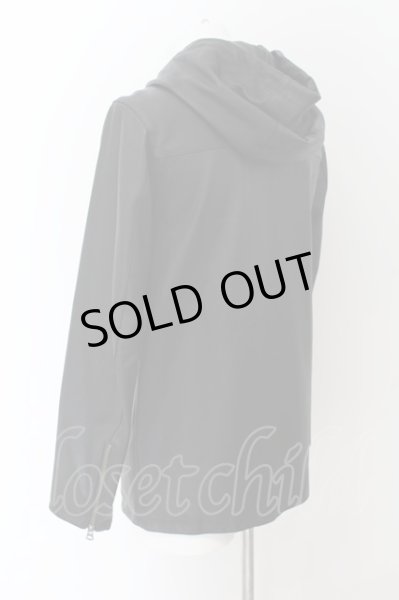 画像3: Moonage Devilment（清春） / ｘPROPA9ANDAコラボ ストレッチレザーミリタリーフーディージャケット 46 ブラック O-24-07-31-001-MO-ou-YM-OS (3)