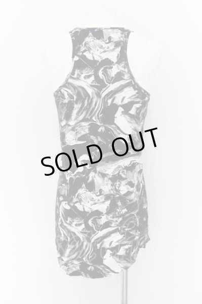 画像2: CIVARIZE / モノトーン総柄タンクトップ 44 ブラックｘホワイト O-24-07-31-006-CI-to-YM-OS (2)