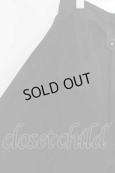 画像2: CIVARIZE / レースシフォンレイヤードスカートワイドパンツ F ブラック O-24-07-31-083-CI-pa-YM-ZT063 (2)