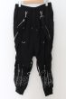 画像1: CIVARIZE / Torture ボンテージサルエルパンツ 44 ブラック O-24-07-31-084-CI-pa-YM-ZT216 (1)