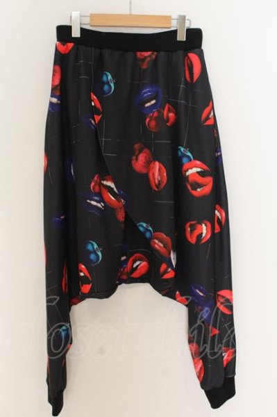 画像2: CIVARIZE / リップ総柄ポンチパーカー＆サルエルセットアップ 44 ブラック O-24-07-31-091-CI-ja-YM-ZT229 (2)