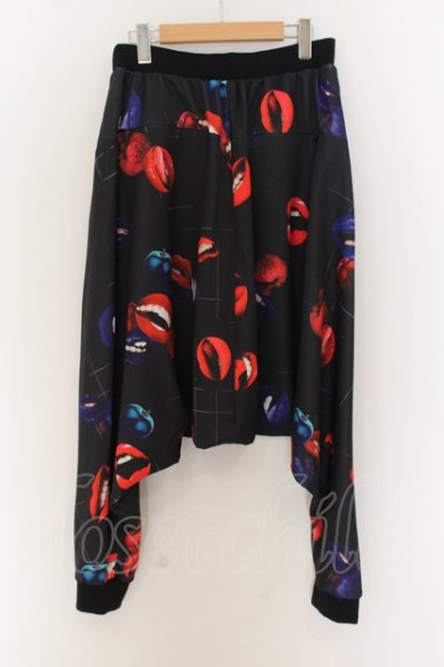 画像4: CIVARIZE / リップ総柄ポンチパーカー＆サルエルセットアップ 44 ブラック O-24-07-31-091-CI-ja-YM-ZT229 (4)