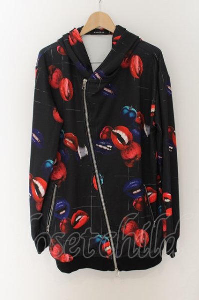 画像5: CIVARIZE / リップ総柄ポンチパーカー＆サルエルセットアップ 44 ブラック O-24-07-31-091-CI-ja-YM-ZT229 (5)