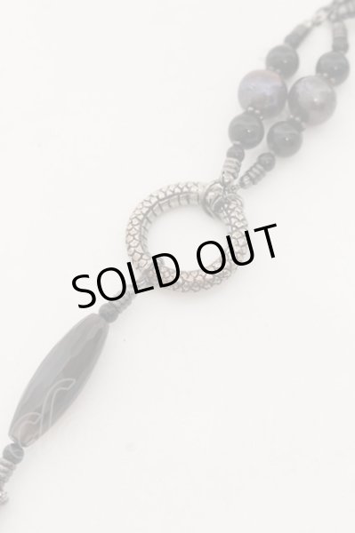 画像5: gunda / ROSALY 6 ネックレス  ブラックｘシルバー O-24-07-31-092-gu-ac-YM-OS (5)