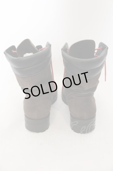 画像5: Moonage Devilment（清春） / カウレザー　ファイヤーマンコンバットブーツ 41 ブラウンｘレッド O-24-07-31-094-MO-sho-YM-ZT5000 (5)