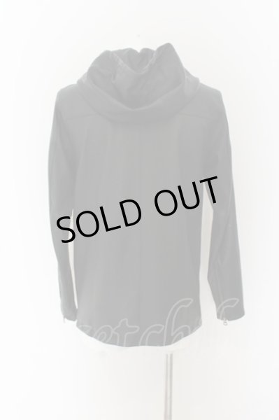 画像4: Moonage Devilment（清春） / ｘPROPA9ANDAコラボ ストレッチレザーミリタリーフーディージャケット 46 ブラック O-24-07-31-001-MO-ou-YM-OS (4)