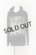 CIVARIZE / Cheat猫プリントプルオーバーパーカー 44 ブラック O-24-07-31-011-CI-to-YM-OS