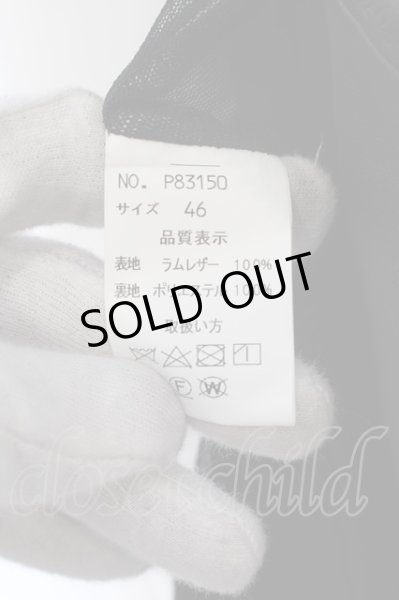 画像5: Moonage Devilment（清春） / ｘPROPA9ANDAコラボ ストレッチレザーミリタリーフーディージャケット 46 ブラック O-24-07-31-001-MO-ou-YM-OS (5)