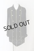 CIVARIZE / Empyrean ナポレオンデザインロングシャツ 46 ブラックｘゴールド O-24-07-31-012-CI-sh-YM-OS