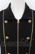 画像2: CIVARIZE / Empyrean ナポレオンデザインロングシャツ 46 ブラックxゴールド O-24-07-31-012-CI-sh-YM-OS (2)