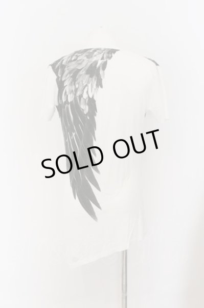 画像2: CIVARIZE / フェザードレープネックカットソー 44 ホワイト O-24-07-31-015-CI-to-YM-OS (2)