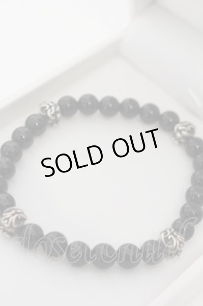 画像2: SNAKED LOWS / SNAKE ROCK ブレスレット Sサイズ 15cm〜 ブラックｘシルバー O-24-08-11-048-SN-ac-YM-ZT411 (2)