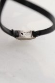 画像3: SNAKED LOWS / スネークポイントコードブレスレット 全長約50cm ブラックｘシルバー O-24-08-11-049-SN-ac-YM-ZT413 (3)