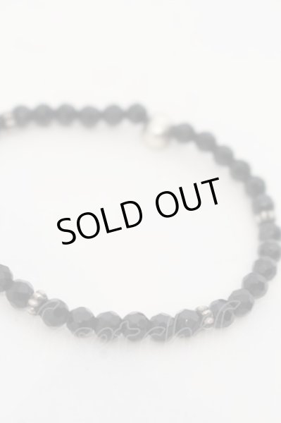 画像3: DEAL DESIGN / ポイントスカルブレスレット  ブラックｘシルバー O-24-08-11-051-DE-ac-YM-ZT411 (3)