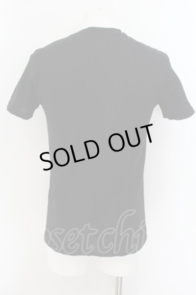 画像2: TORNADO MART / リンクスクラッシュローズプリントカットソー M ブラックｘゴールド O-24-08-11-008-TO-ts-YM-ZT (2)