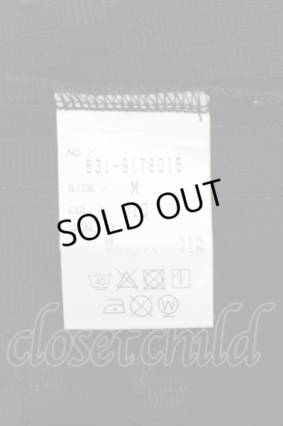 画像3: TORNADO MART / リンクスクラッシュローズプリントカットソー M ブラックｘゴールド O-24-08-11-008-TO-ts-YM-ZT (3)