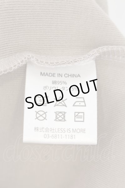 画像3: NIL DUE / NIL UN TOKYO / STAFFS SWEAT BIG Tシャツ  ベージュ O-24-08-11-015-NI-ts-YM-ZT108 (3)