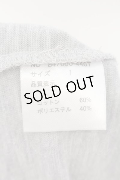 画像3: NO ID. / ラウンドロンTカットソー 1 グレー O-24-08-11-017-NO-to-YM-ZT108 (3)