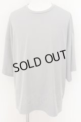 NO ID. / ドロップショルダードレープBIG Tシャツ ONE グレー O-24-08-11-021-NO-ts-YM-ZT107