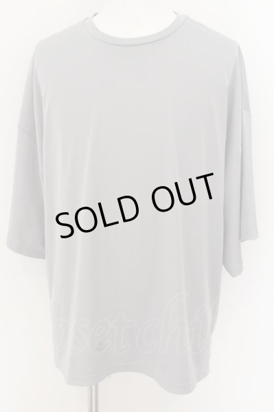 画像1: NO ID. / ドロップショルダードレープBIG Tシャツ ONE グレー O-24-08-11-021-NO-ts-YM-ZT107 (1)