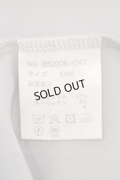 画像3: NO ID. / ドロップショルダードレープBIG Tシャツ ONE グレー O-24-08-11-021-NO-ts-YM-ZT107