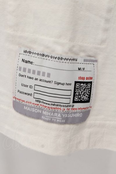 画像3: MAISON MIHARA YASUHIRO / PRINTED TEE3 Tシャツ 46 ホワイト O-24-08-11-022-KU-ts-YM-ZT107 (3)