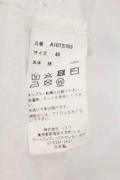 画像5: MAISON MIHARA YASUHIRO / PRINTED TEE3 Tシャツ 46 ホワイト O-24-08-11-022-KU-ts-YM-ZT107 (5)