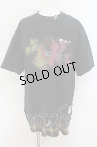 画像1: MAISON MIHARA YASUHIRO / SHIRT LAYERED TEE Tシャツ 46 ブラック O-24-08-11-023-KU-ts-YM-ZT107 (1)
