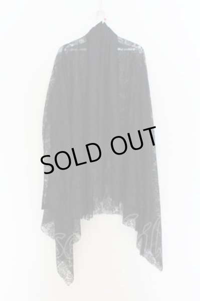 画像1: CIVARIZE / Proof総レーストッパーカーディガン 46 ブラック O-24-08-14-029-CI-to-YM-ZS (1)
