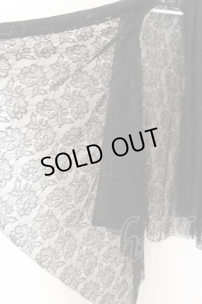 画像2: CIVARIZE / Proof総レーストッパーカーディガン 46 ブラック O-24-08-14-029-CI-to-YM-ZS (2)