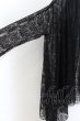 画像3: CIVARIZE / Proof総レーストッパーカーディガン 46 ブラック O-24-08-14-029-CI-to-YM-ZS (3)