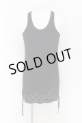 CIVARIZE / サイド脇ギャザーレイヤータンクトップ 44 ブラック O-24-08-14-032-CI-to-YM-OS