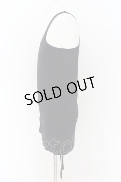 画像2: CIVARIZE / サイド脇ギャザーレイヤータンクトップ 44 ブラック O-24-08-14-032-CI-to-YM-OS (2)