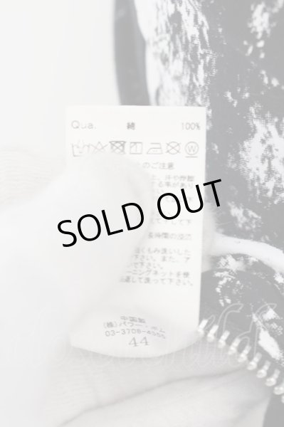 画像5: CIVARIZE / サイドZIP総柄ロングTシャツ 44 ブラックｘホワイト O-24-08-14-035-CI-ts-YM-OS (5)