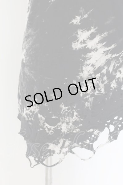 画像2: CIVARIZE / ブリーチ染めオパールダメージレイヤードタンクトップ 46 ブラック O-24-08-14-036-CI-to-YM-OS (2)