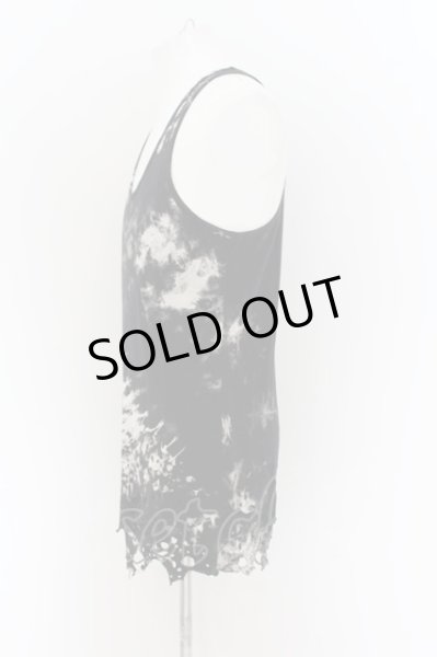 画像4: CIVARIZE / ブリーチ染めオパールダメージレイヤードタンクトップ 46 ブラック O-24-08-14-036-CI-to-YM-OS (4)