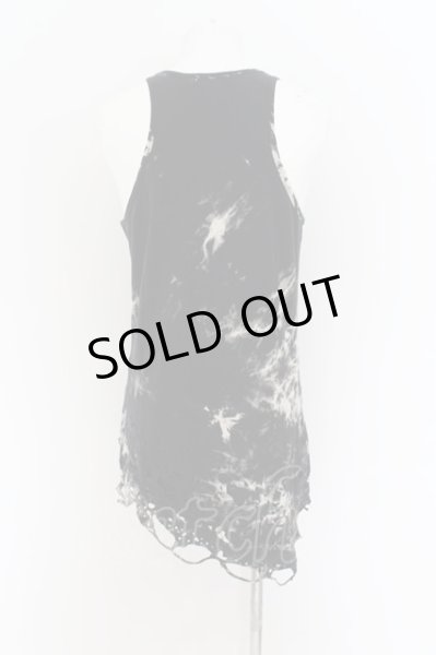 画像5: CIVARIZE / ブリーチ染めオパールダメージレイヤードタンクトップ 46 ブラック O-24-08-14-036-CI-to-YM-OS (5)