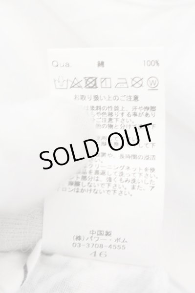 画像6: CIVARIZE / プリントポンチョ2Pレイヤードトップス 46  ブラックxホワイト O-24-08-14-038-CI-ts-YM-OS (6)
