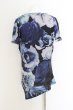 画像2: CIVARIZE / Iris ドレープ花柄Tシャツ 44 ブルーxブラック O-24-08-14-042-CI-ts-YM-OS (2)