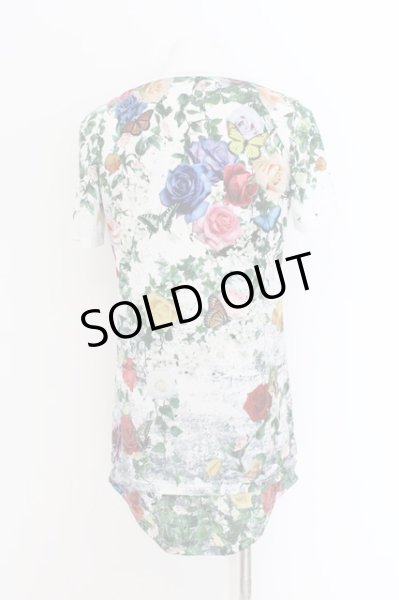 画像2: CIVARIZE / フラワースカルTEE&総柄タンク2Pセット 44 ホワイトｘマルチ O-24-08-14-046-CI-to-YM-OS (2)