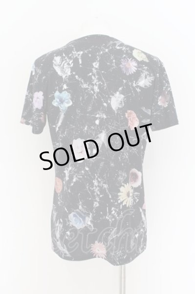 画像2: CIVARIZE / Suspicious 転写スカルフラワープリントTシャツ 46 ブラック O-24-08-14-047-CI-ts-YM-OS (2)