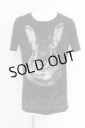 CIVARIZE / LunaラビットプリントBIG Tシャツ 44 ブラック O-24-08-14-049-CI-ts-YM-OS