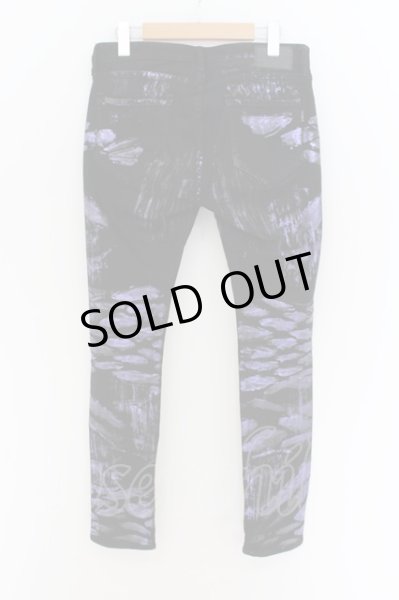 画像2: CIVARIZE / ショッキングカラー泊スキニーデニムパンツ 44 パープル O-24-08-14-057-CI-pa-YM-OS (2)