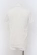 画像2: NO ID. / スムースVネックTシャツ 1 ホワイト O-24-08-14-006-NO-ts-YM-ZT173 (2)