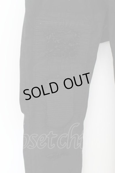 画像3: CIVARIZE / Tearing 蛇腹リメイクスキニーデニムパンツ 44 ブラック O-24-08-14-061-CI-pa-YM-ZT508 (3)