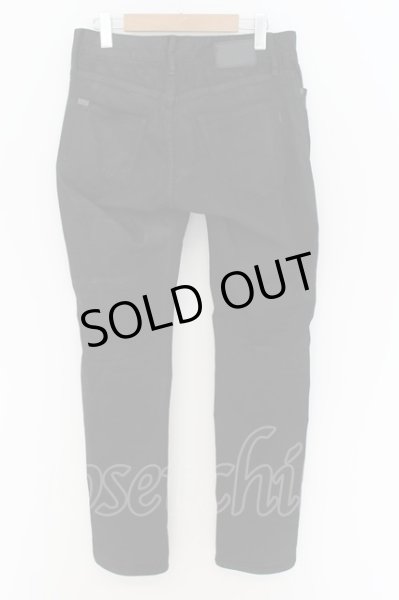 画像4: CIVARIZE / Tearing 蛇腹リメイクスキニーデニムパンツ 44 ブラック O-24-08-14-061-CI-pa-YM-ZT508 (4)