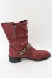 画像7: CIVARIZE / Revolverレオパードベルテッドエンジニアブーツ 43(26.5〜27cm) ワイン O-24-08-14-073-CI-sho-YM-ZT-S005 (7)