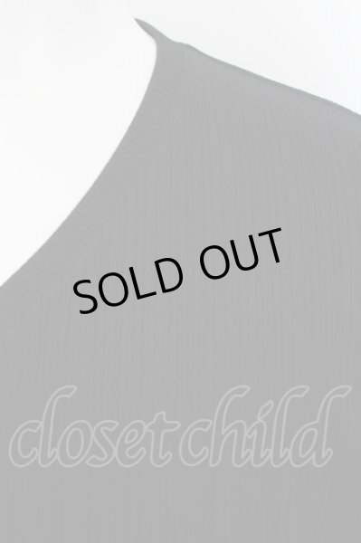 画像2: TORNADO MART / ランダム針抜きテレコVネックTシャツ L ブラック O-24-08-14-009-TO-ts-YM-ZT103 (2)