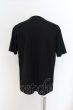 画像3: TORNADO MART / ランダム針抜きテレコVネックTシャツ L ブラック O-24-08-14-009-TO-ts-YM-ZT103 (3)