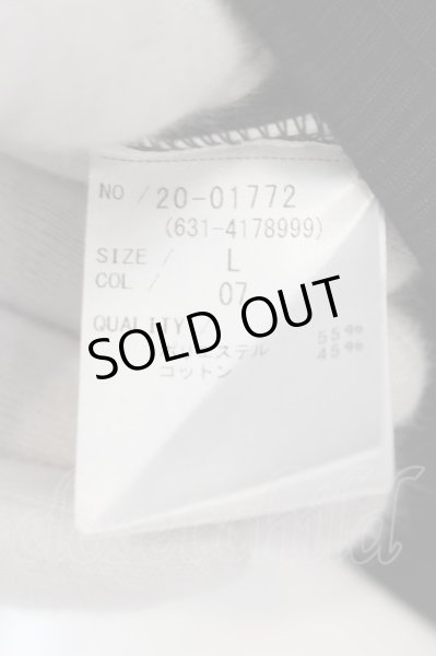 画像4: TORNADO MART / ランダム針抜きテレコVネックTシャツ L ブラック O-24-08-14-009-TO-ts-YM-ZT103 (4)